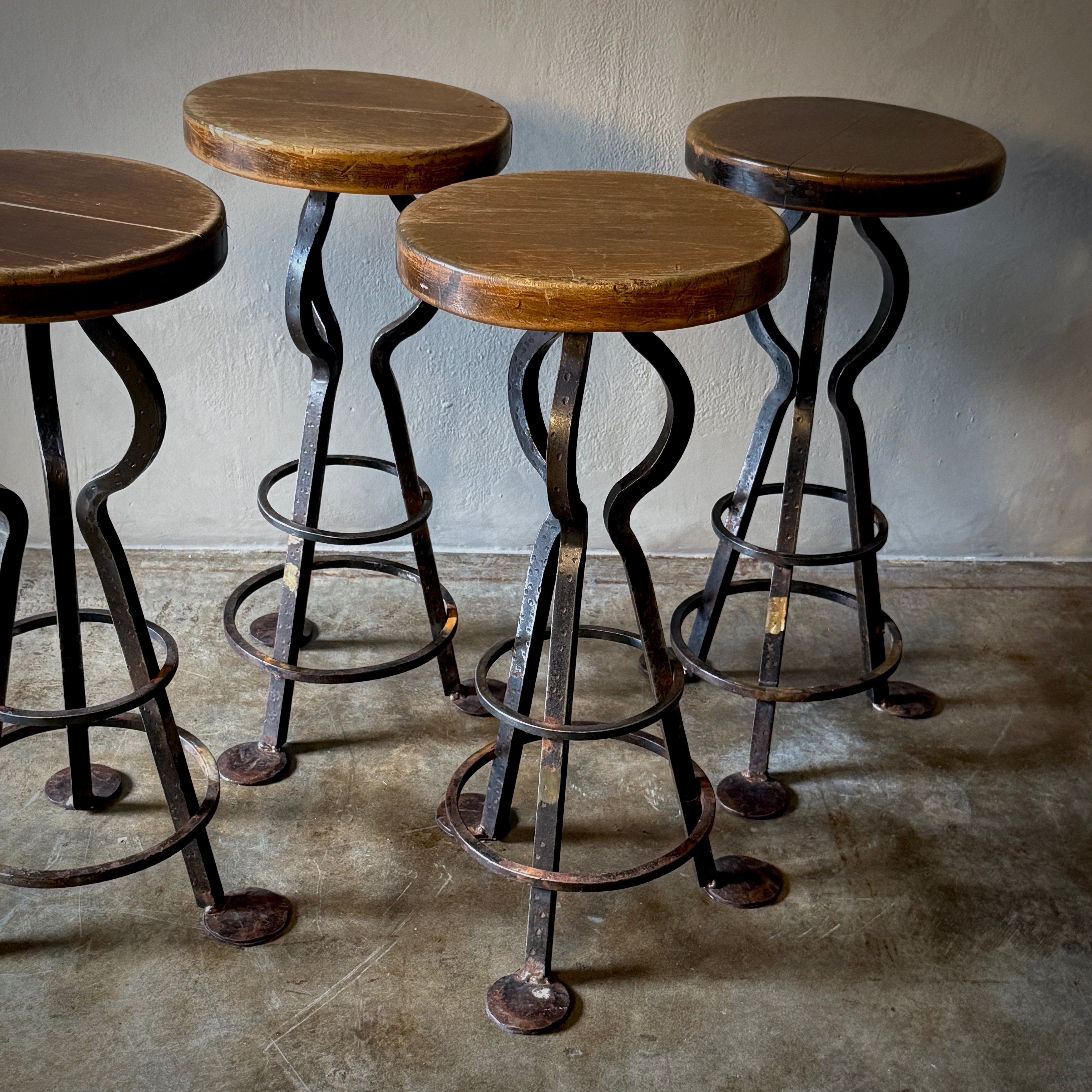 Set of Iron Stools