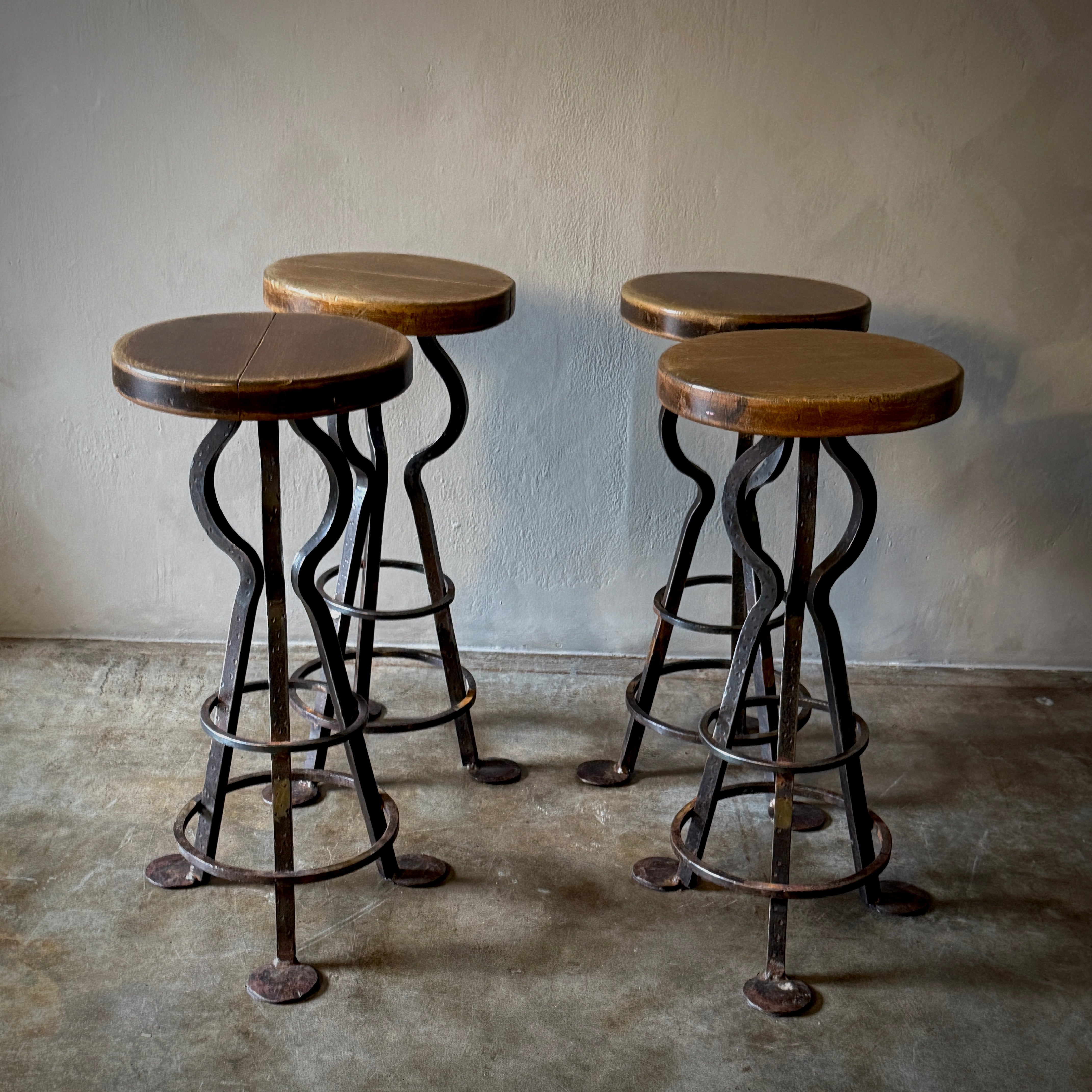 Set of Iron Stools