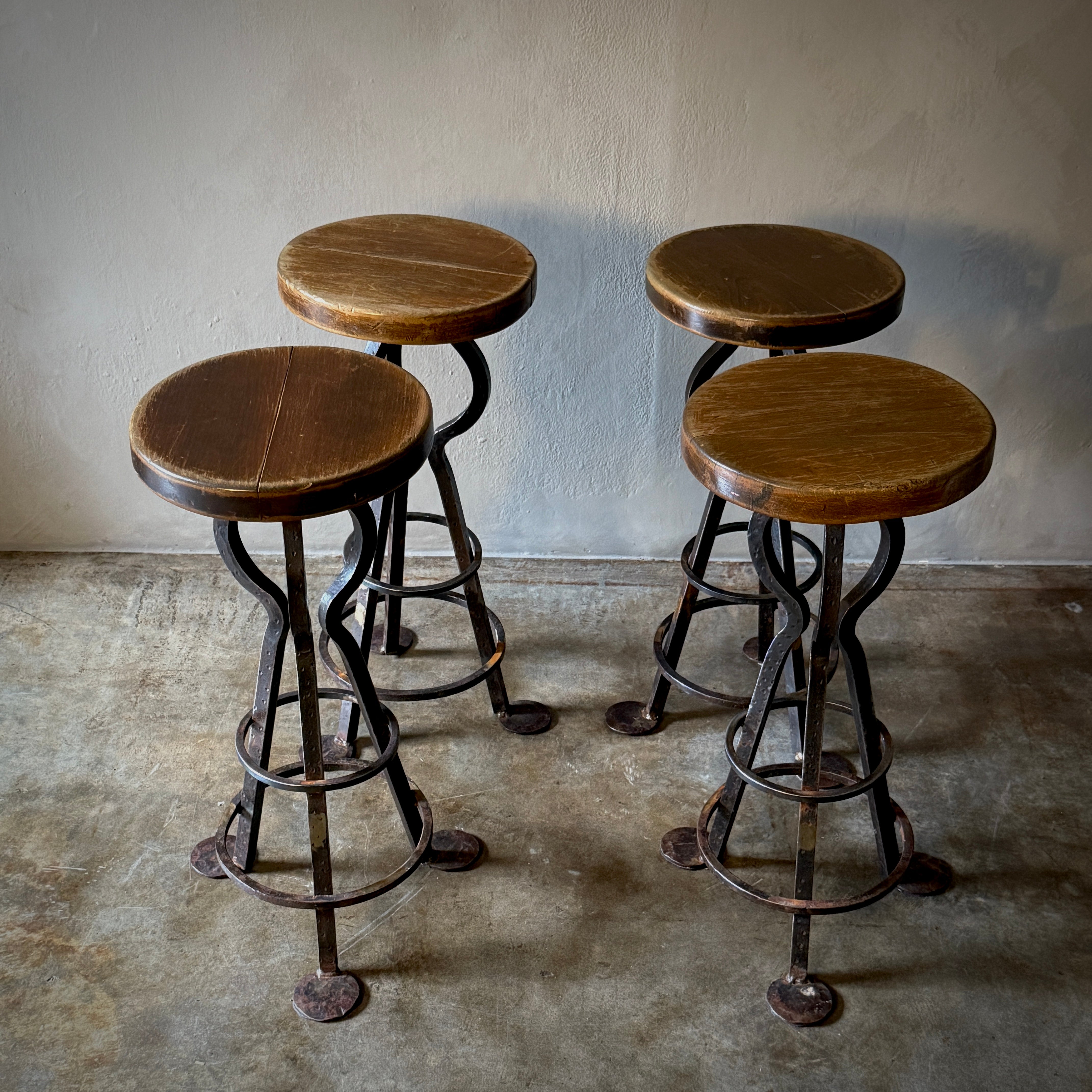 Set of Iron Stools
