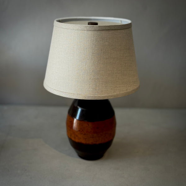 Turned Wooden Lamp