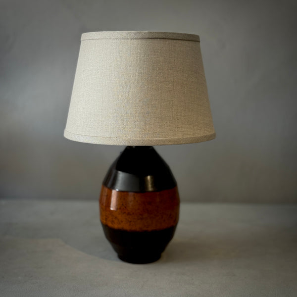 Turned Wooden Lamp