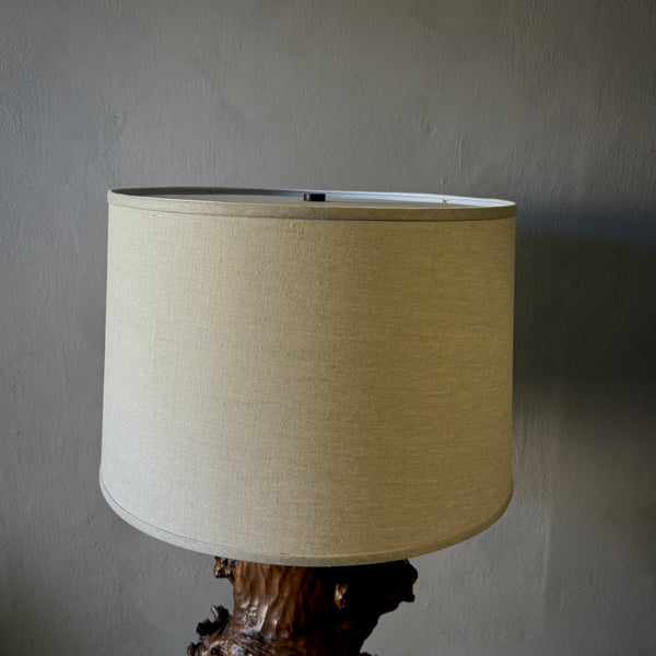 Primitive Wood Lamp