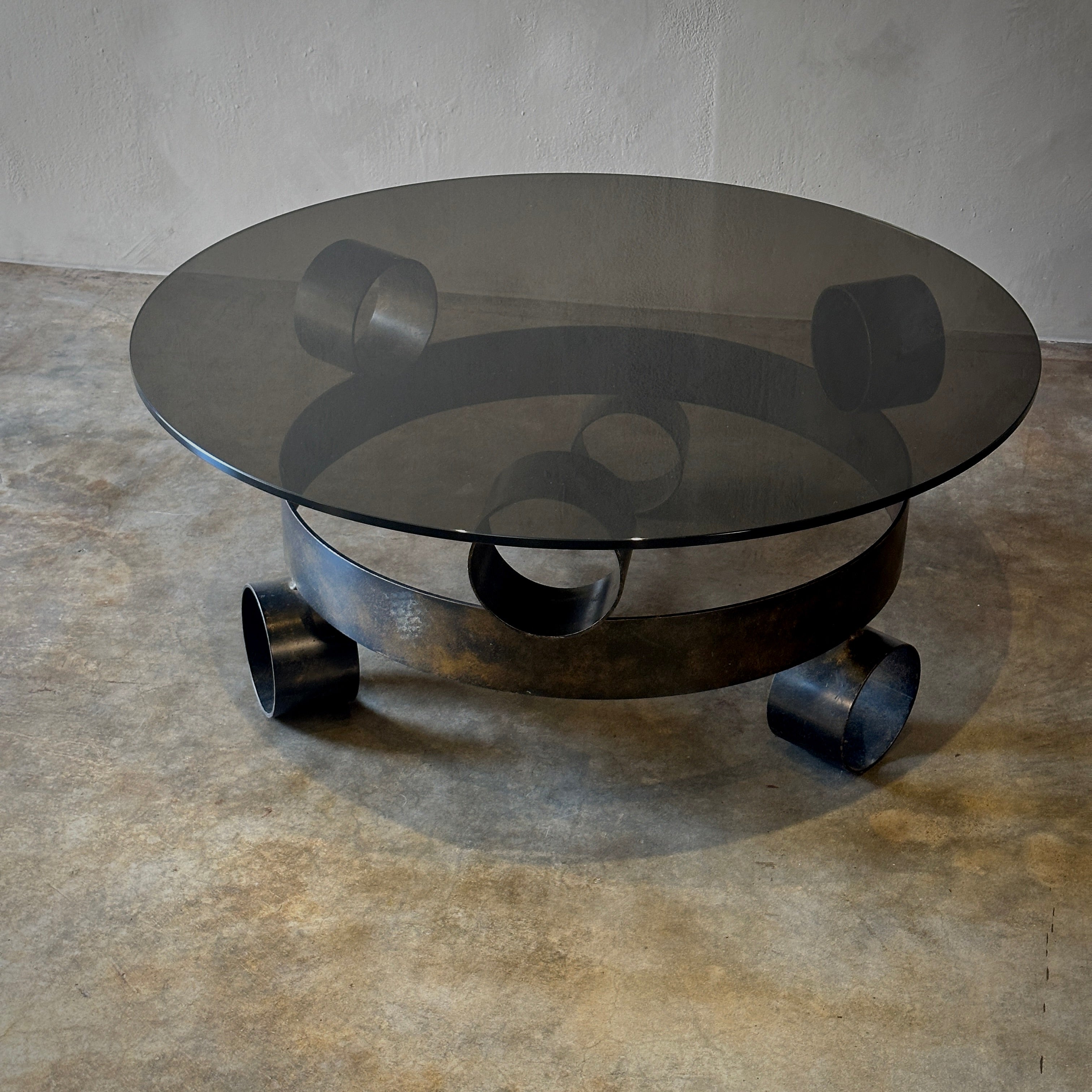 Brutalist Iron Coffee Table