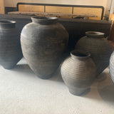 Collection of Black Terracotta Vessels