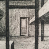 W. Schulze Architectural Charcoal Study