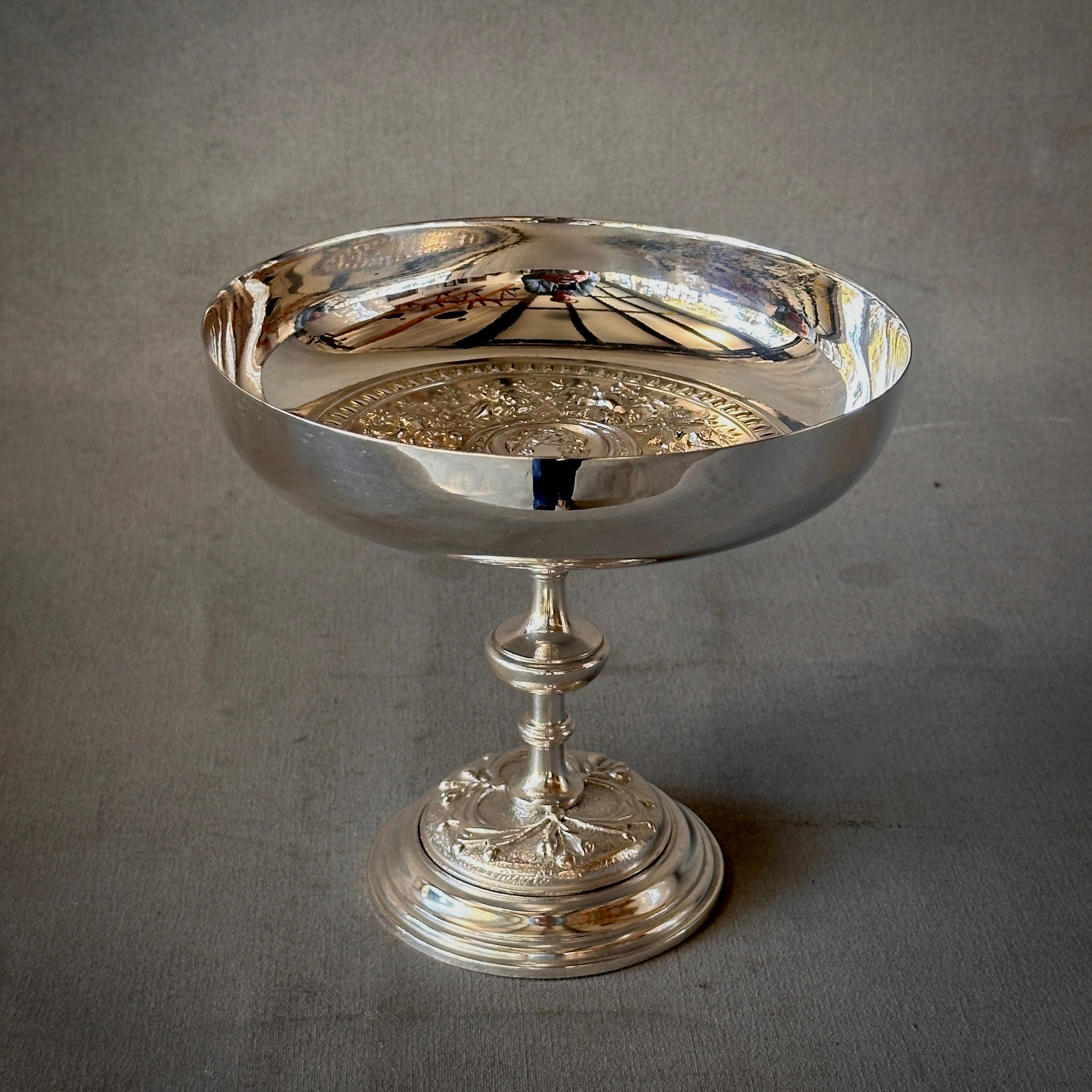 Silver footed bowl