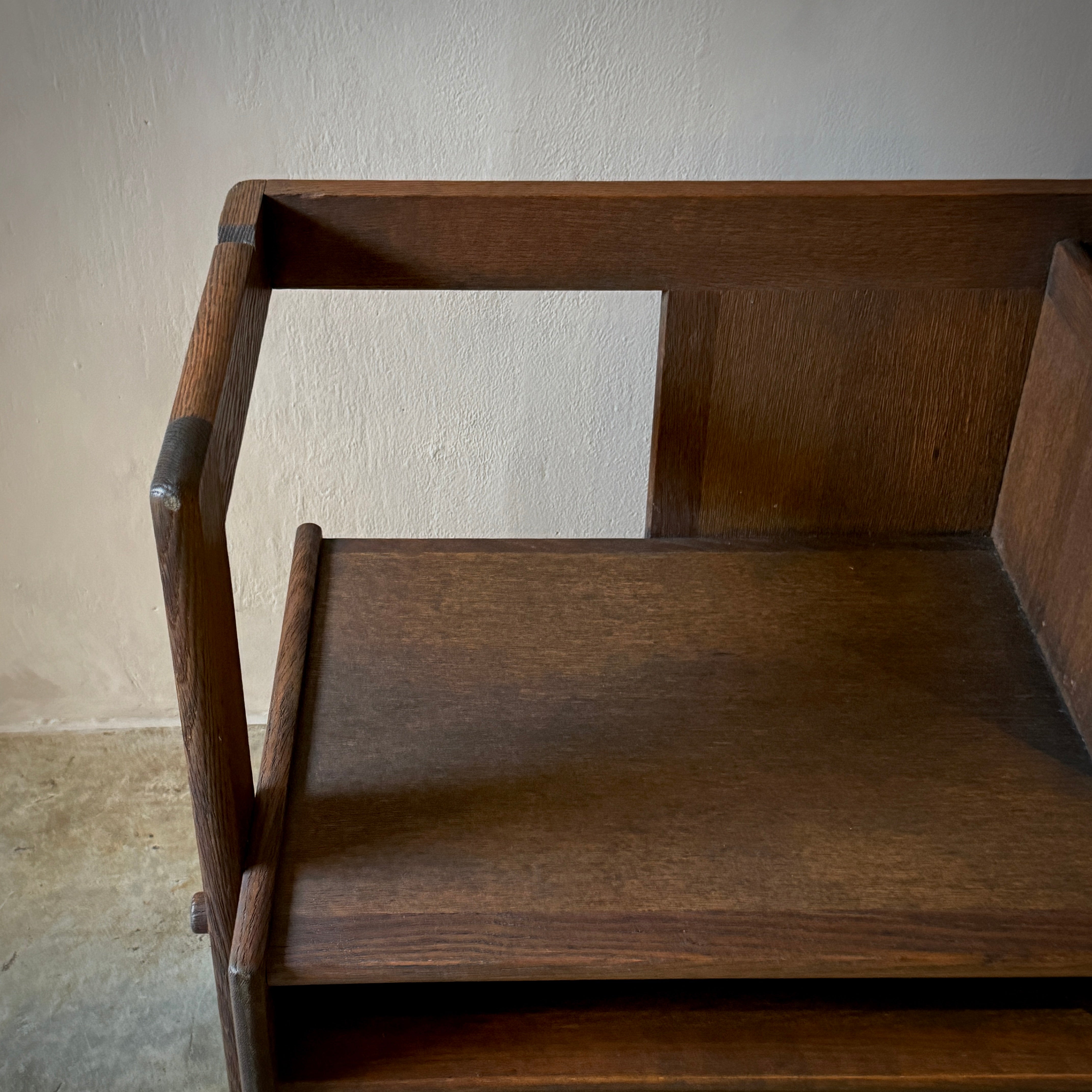 Oak Hall Bench With Table