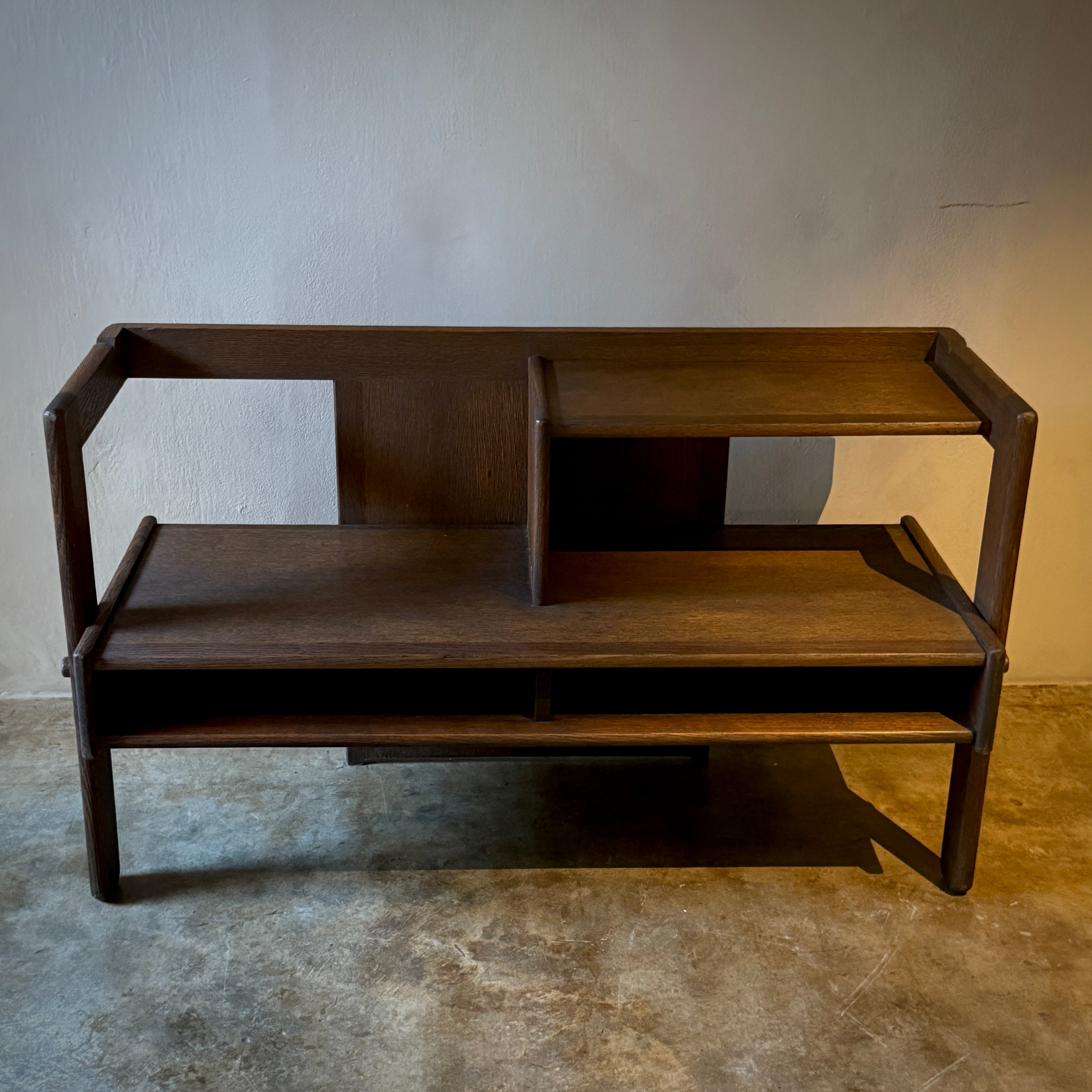 Oak Hall Bench With Table