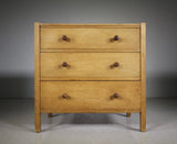 Early 20th Century White Oak Chest of Drawers by Heals
