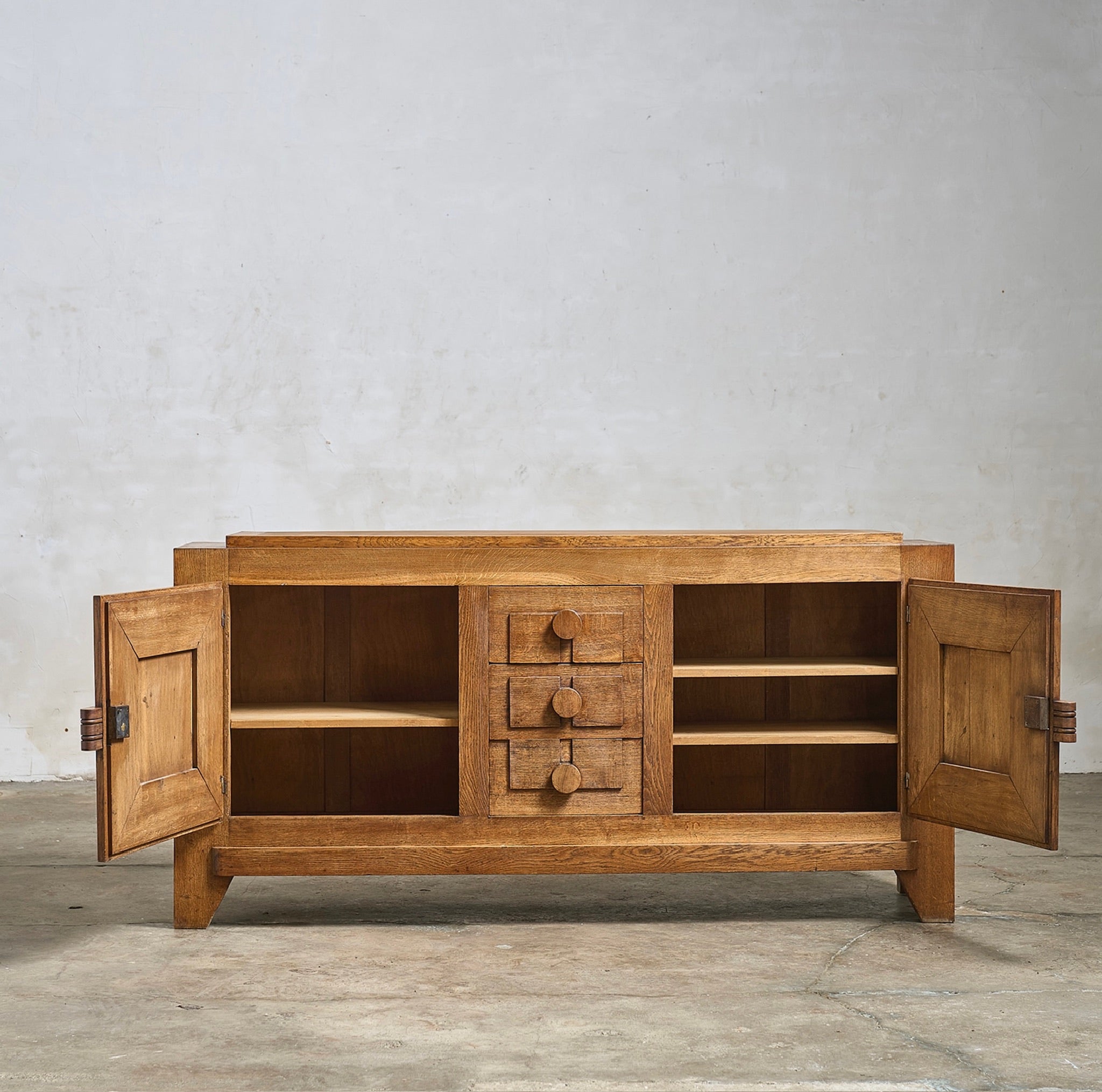 Charles Dudouyt Large Modernist Sideboard