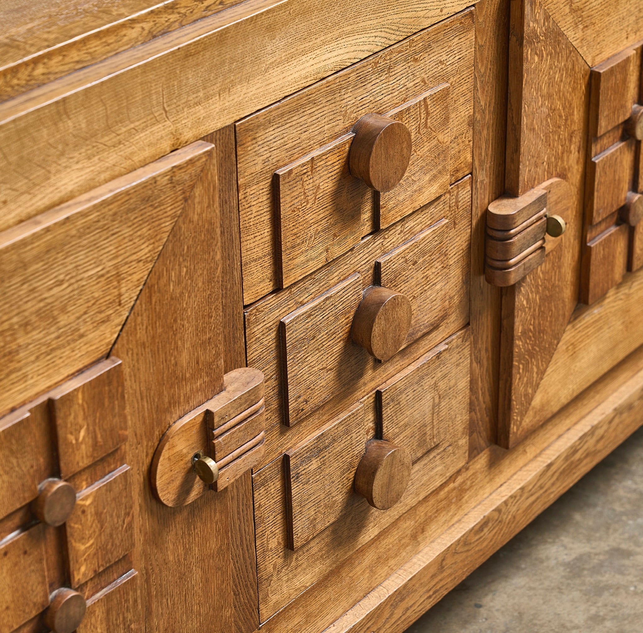 Charles Dudouyt Large Modernist Sideboard