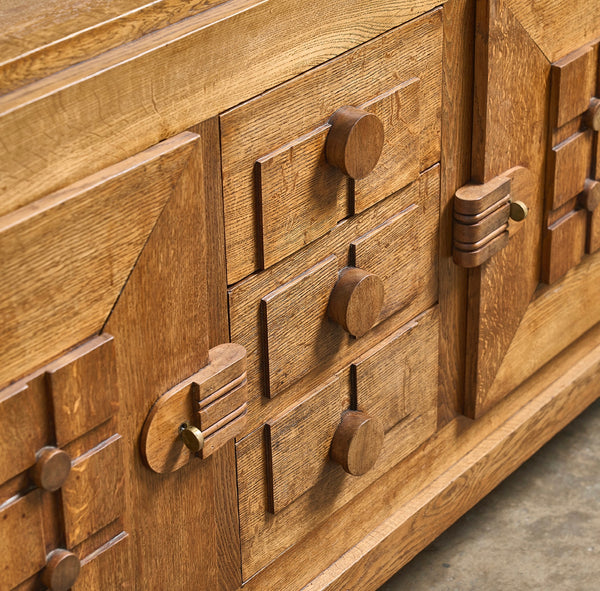 Charles Dudouyt Large Modernist Sideboard