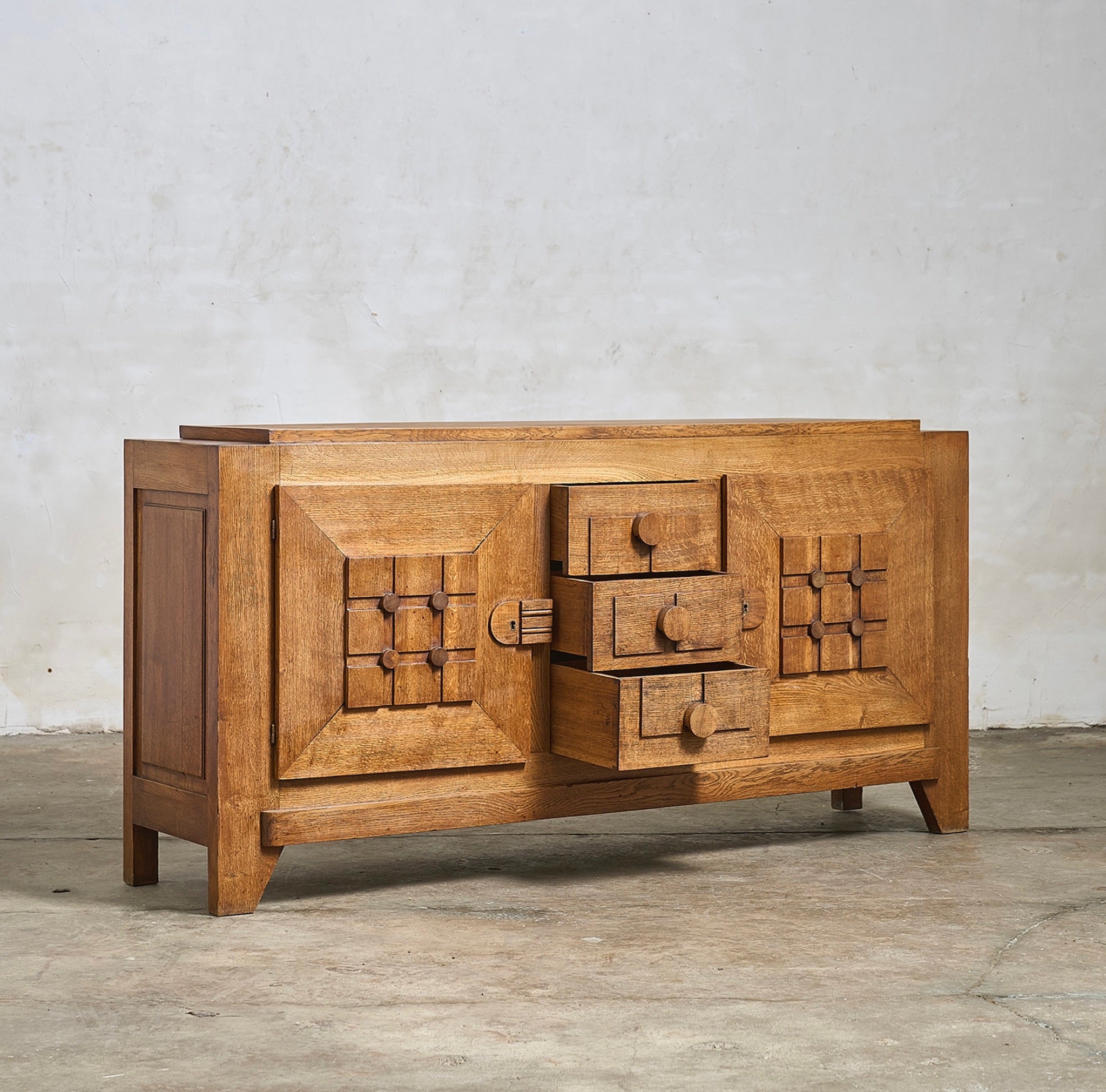 Charles Dudouyt Large Modernist Sideboard