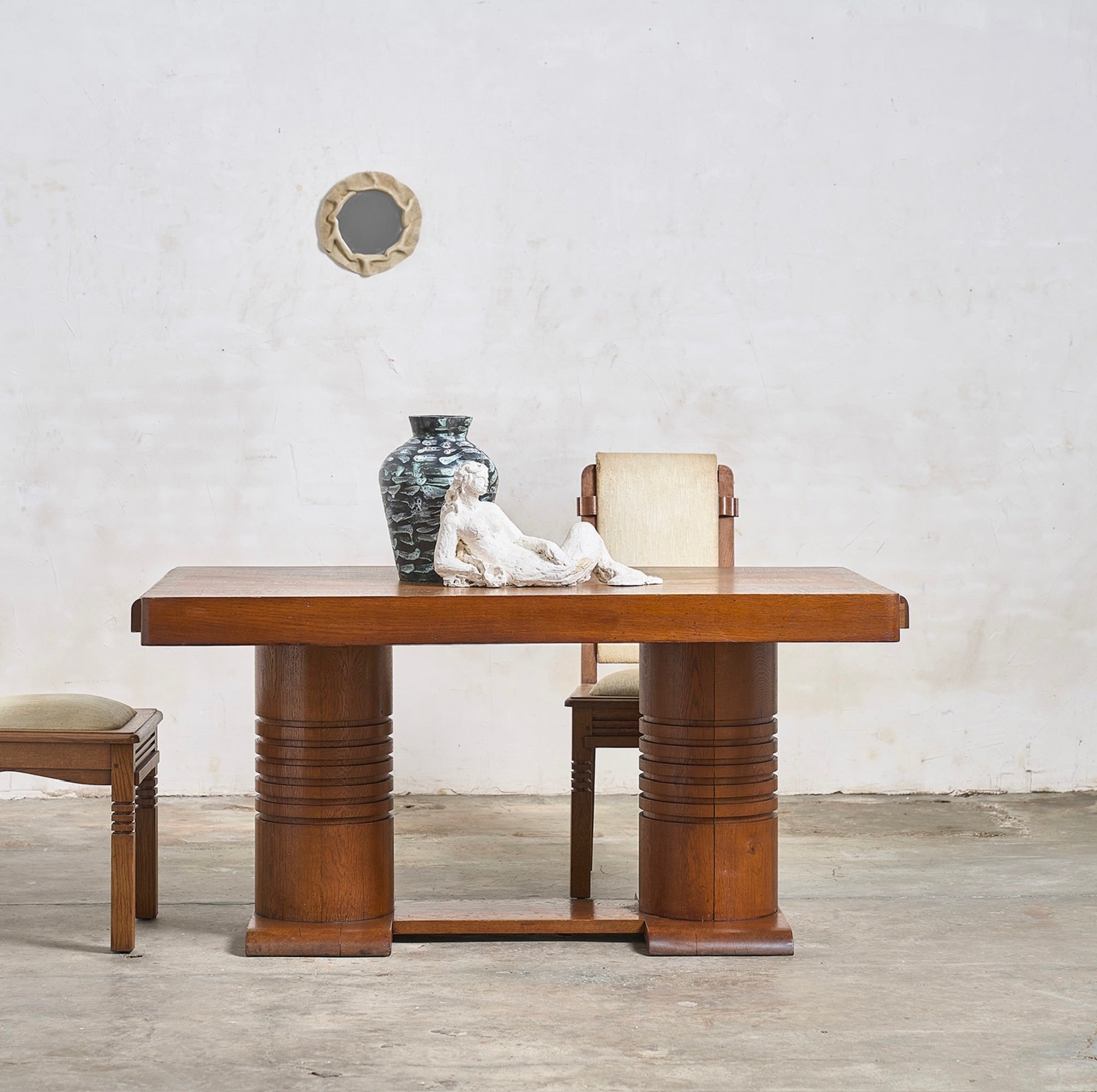 Charles Dudouyt Modernist Dining Table