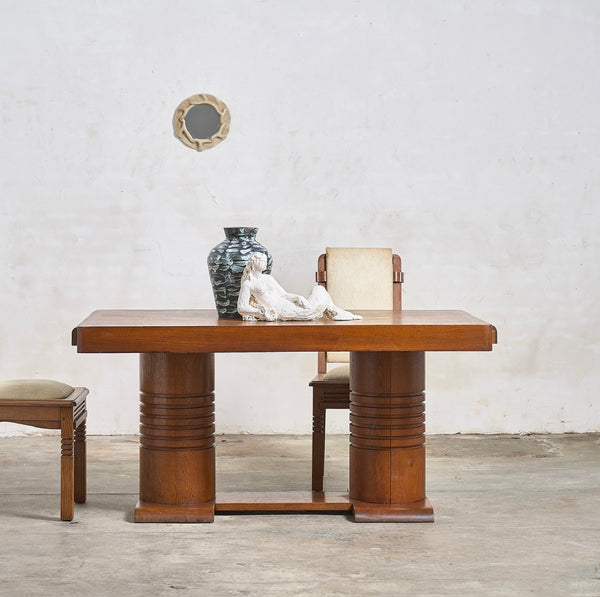 Charles Dudouyt Modernist Dining Table