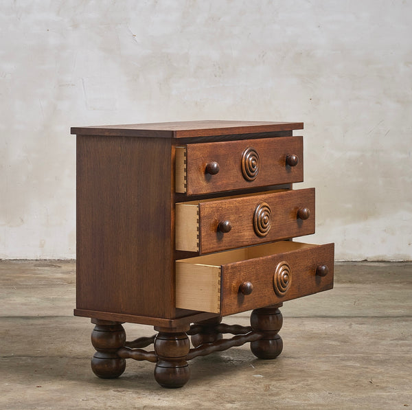 Charles Dudouyt Oak Chest of Drawers