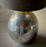 Pair of Aluminum David Marshall Table Lamps