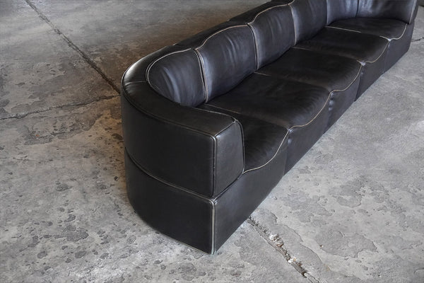 Black De Sede DS15 Modular Sofa