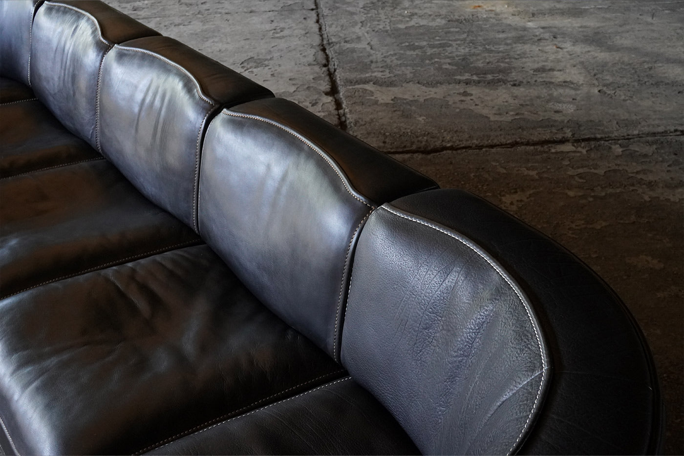 Black De Sede DS15 Modular Sofa