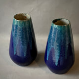 Large Pair Blue Vases