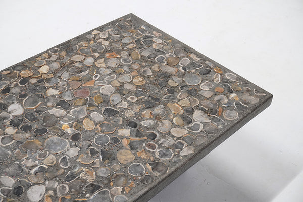 Brutalist Stone Coffee Table