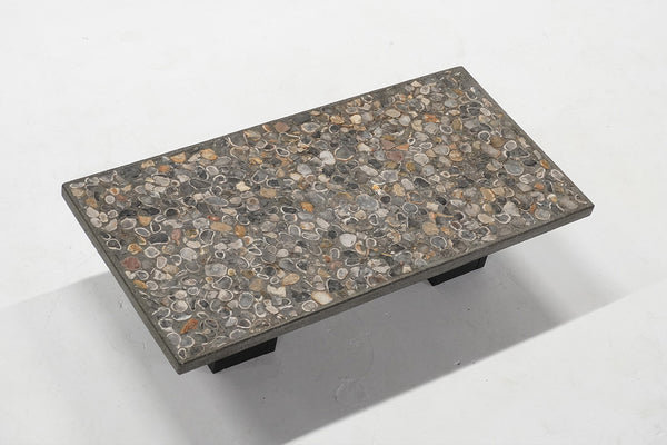Brutalist Stone Coffee Table