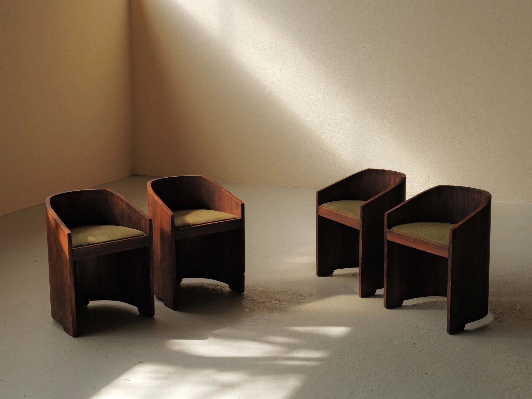 Set of 4 Low Chairs