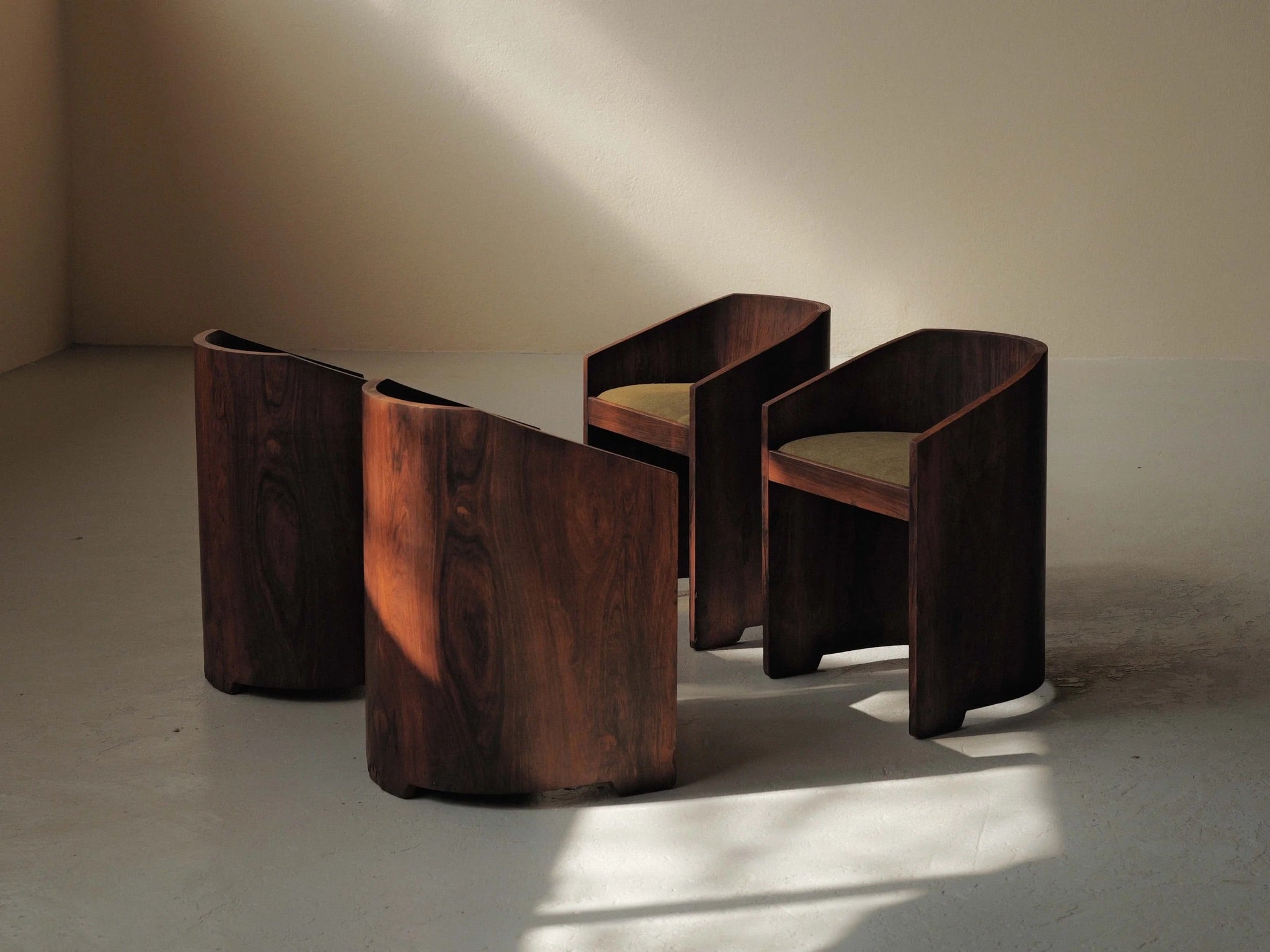 Set of 4 Low Chairs