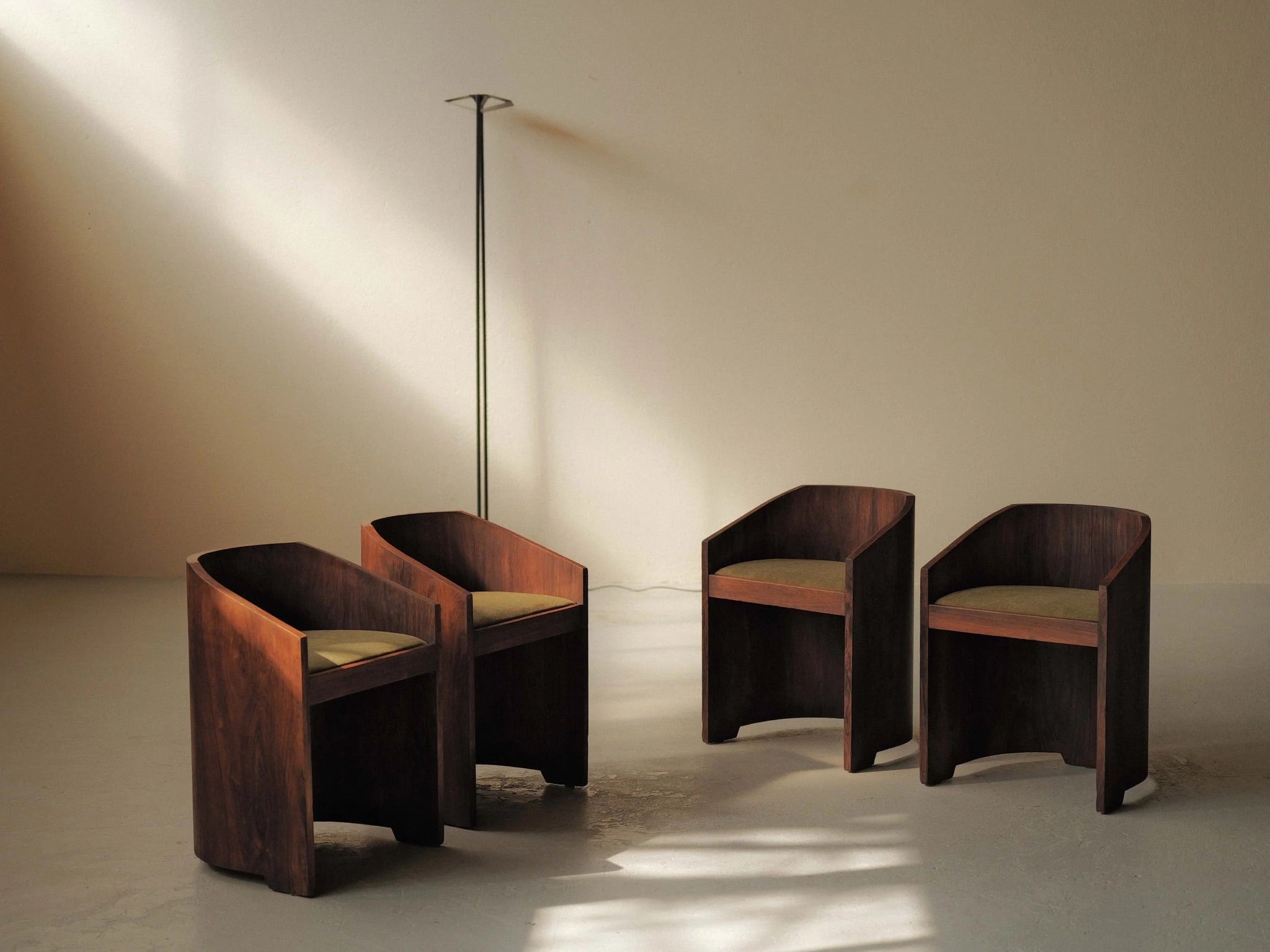 Set of 4 Low Chairs