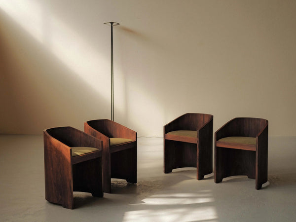 Set of 4 Low Chairs