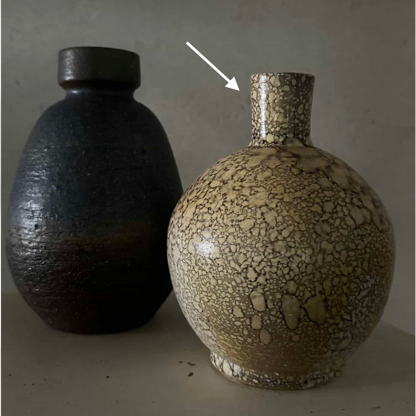 Beige Ceramic Vase