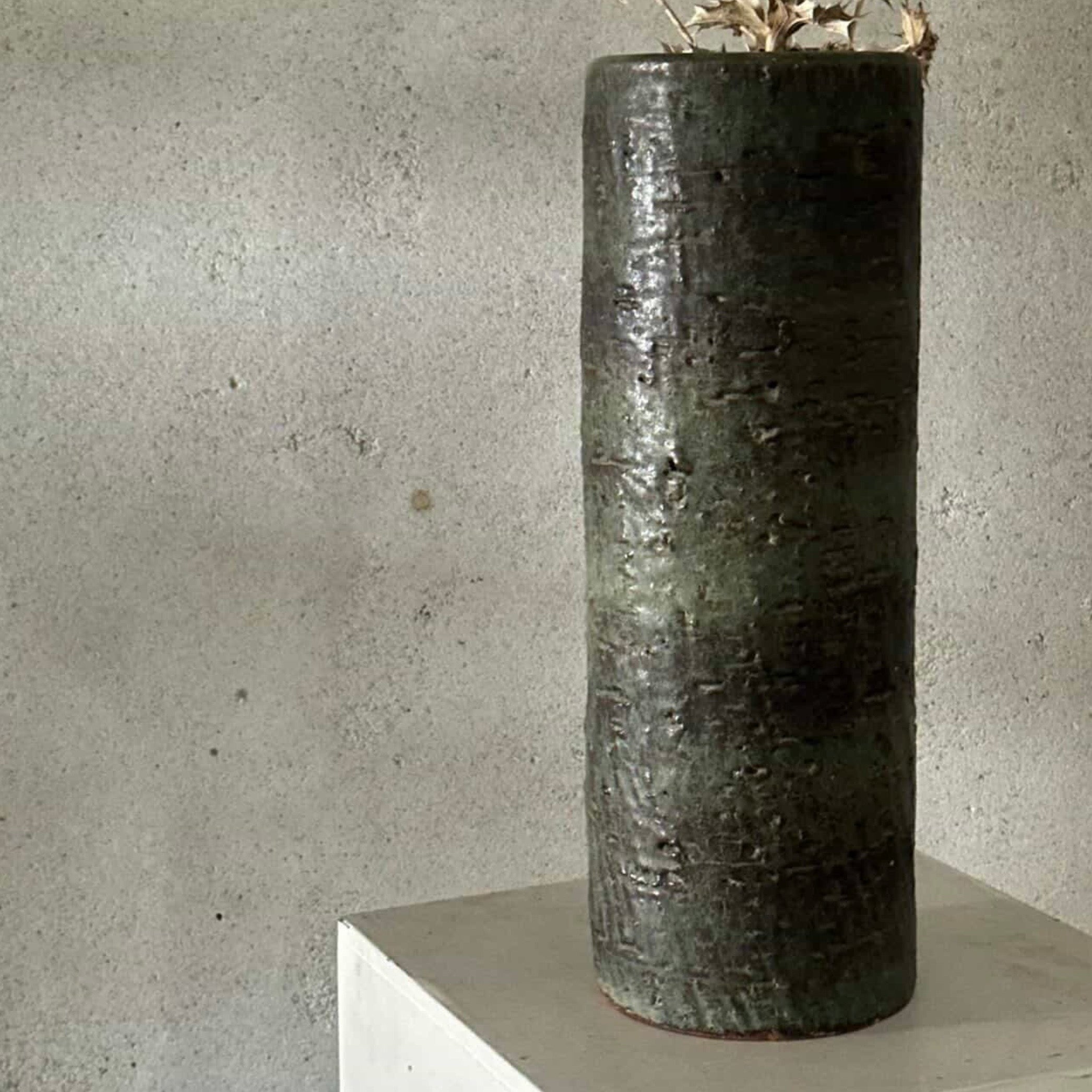 Green Ceramic Vase