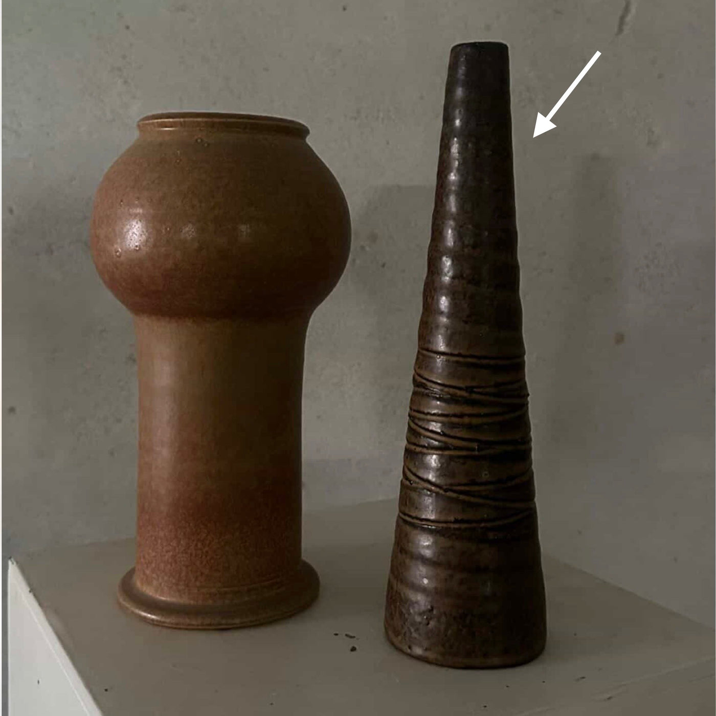 Brown Ceramic Vase