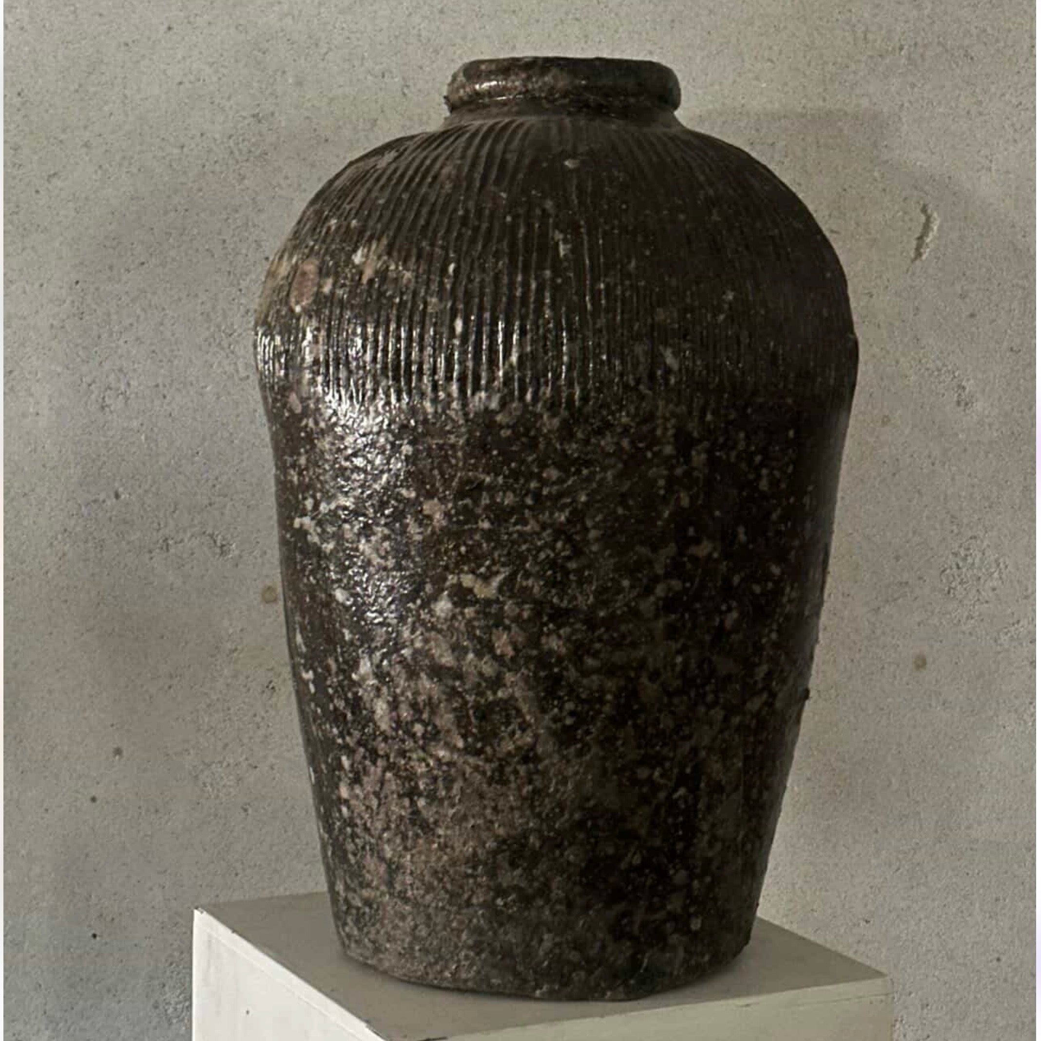 Black and Brown Vase