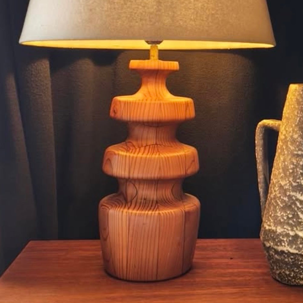 Swedish Wooden Lamp