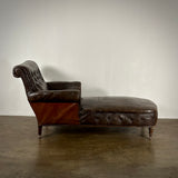 Leather Buttoned Daybed