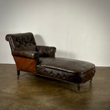 Leather Buttoned Daybed