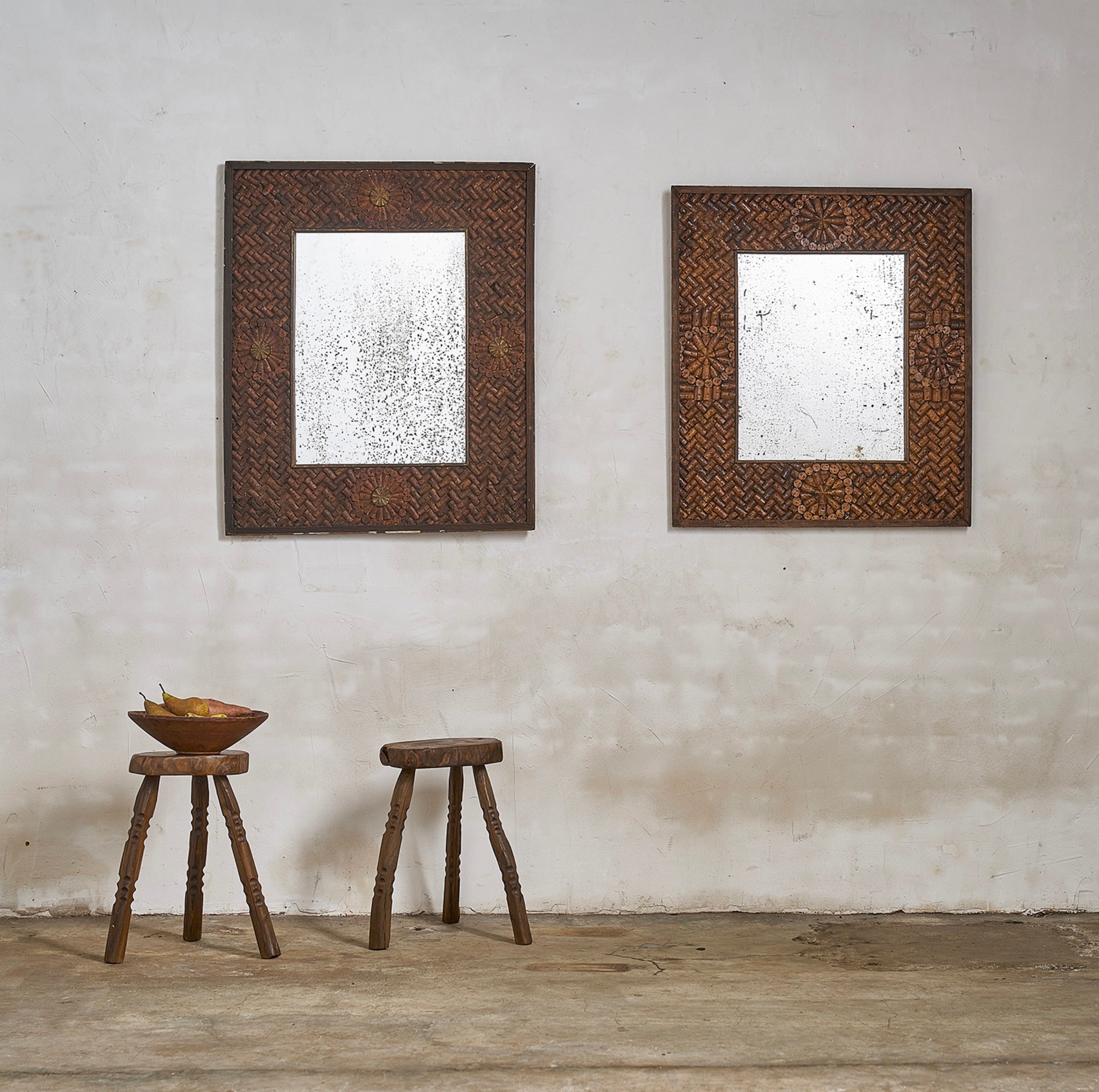 Folk Art Mirror
