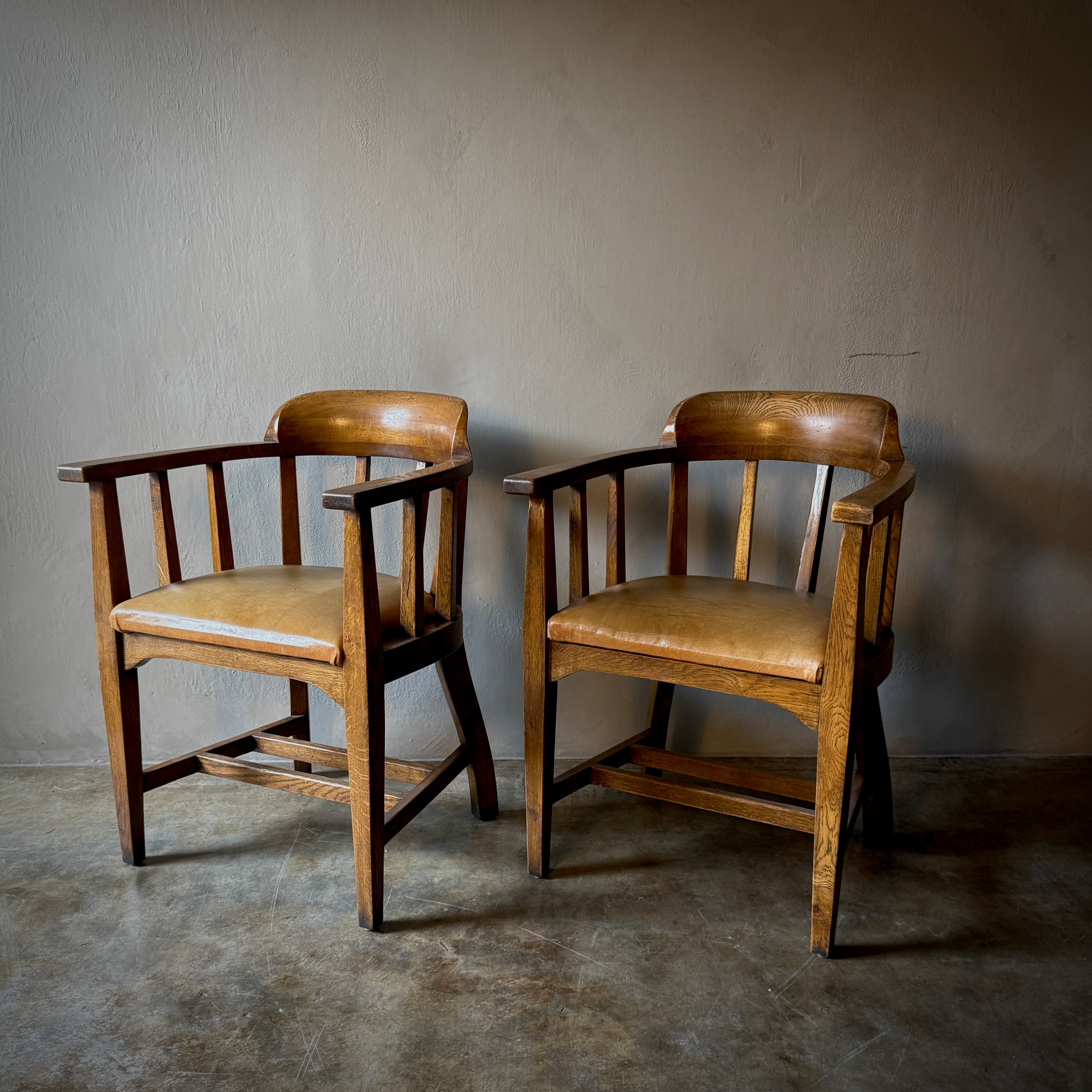 Pair of Dining or Library Chairs
