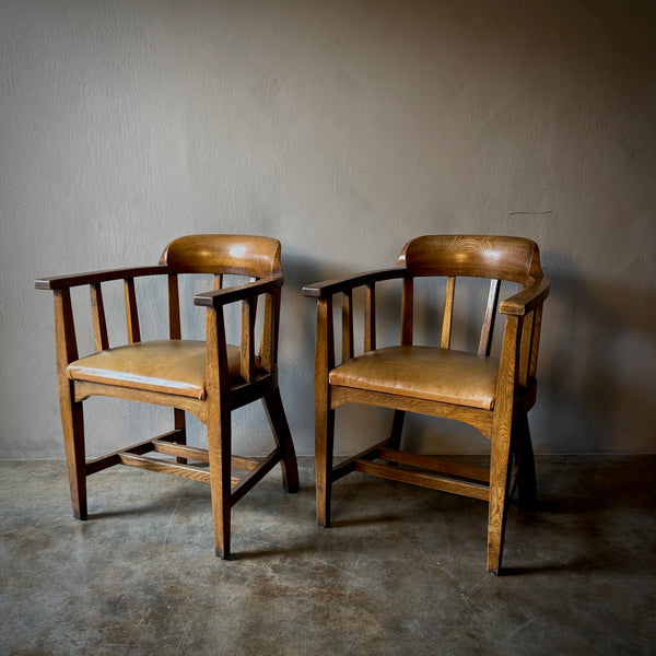 Pair of Dining or Library Chairs