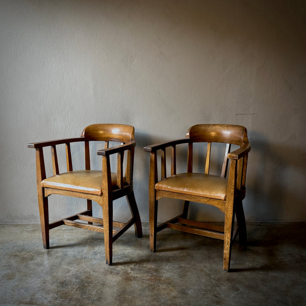 Pair of Dining or Library Chairs