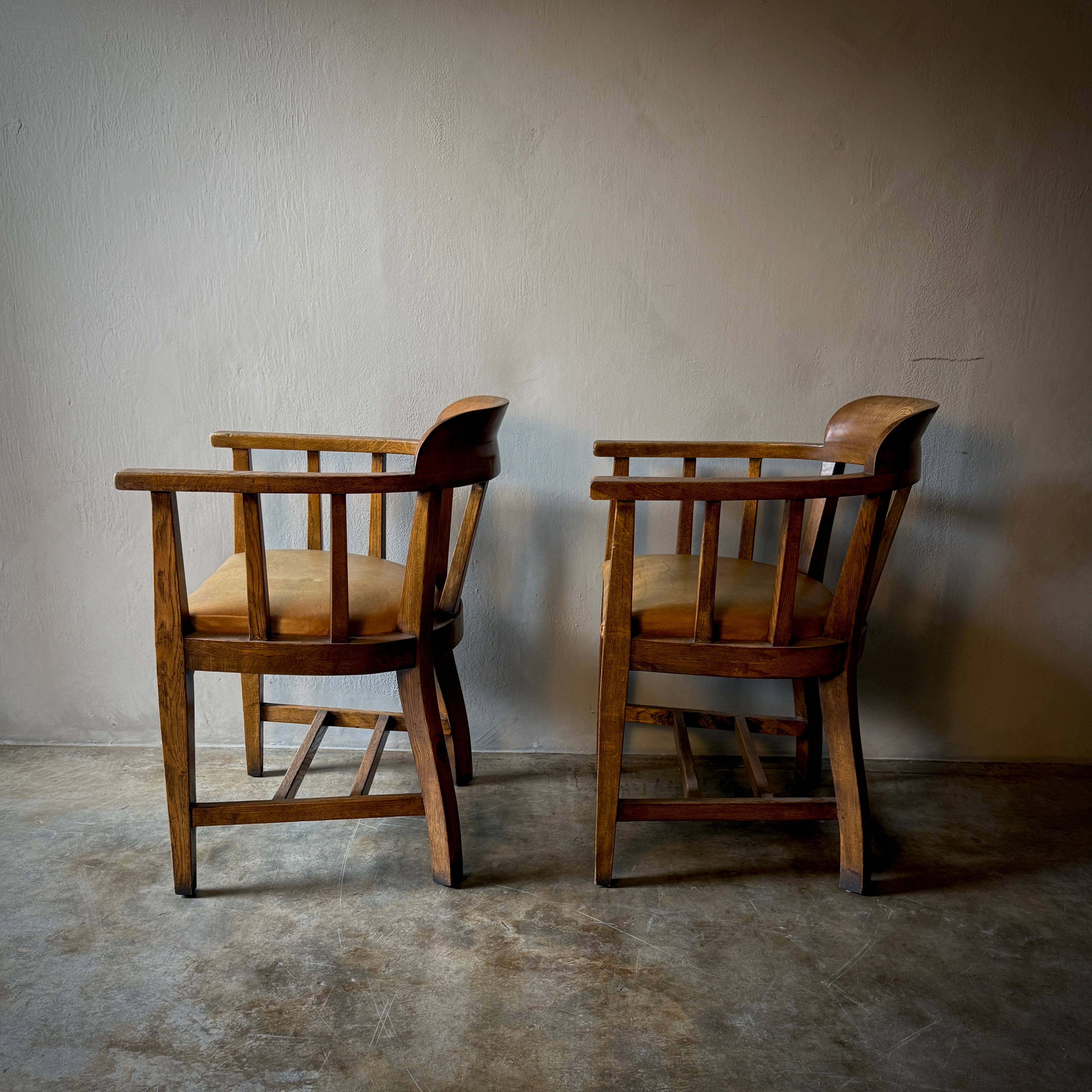 Pair of Dining or Library Chairs
