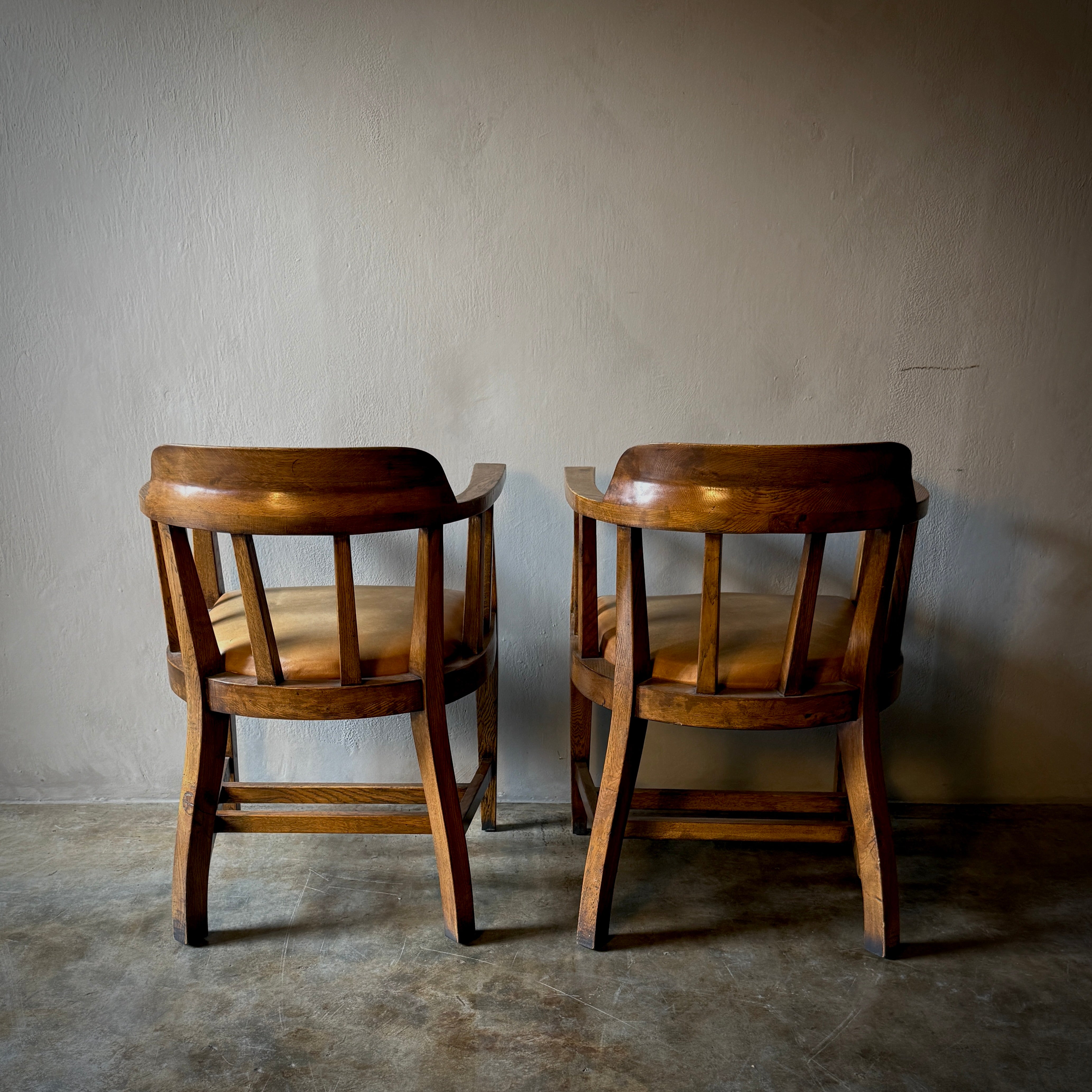 Pair of Dining or Library Chairs