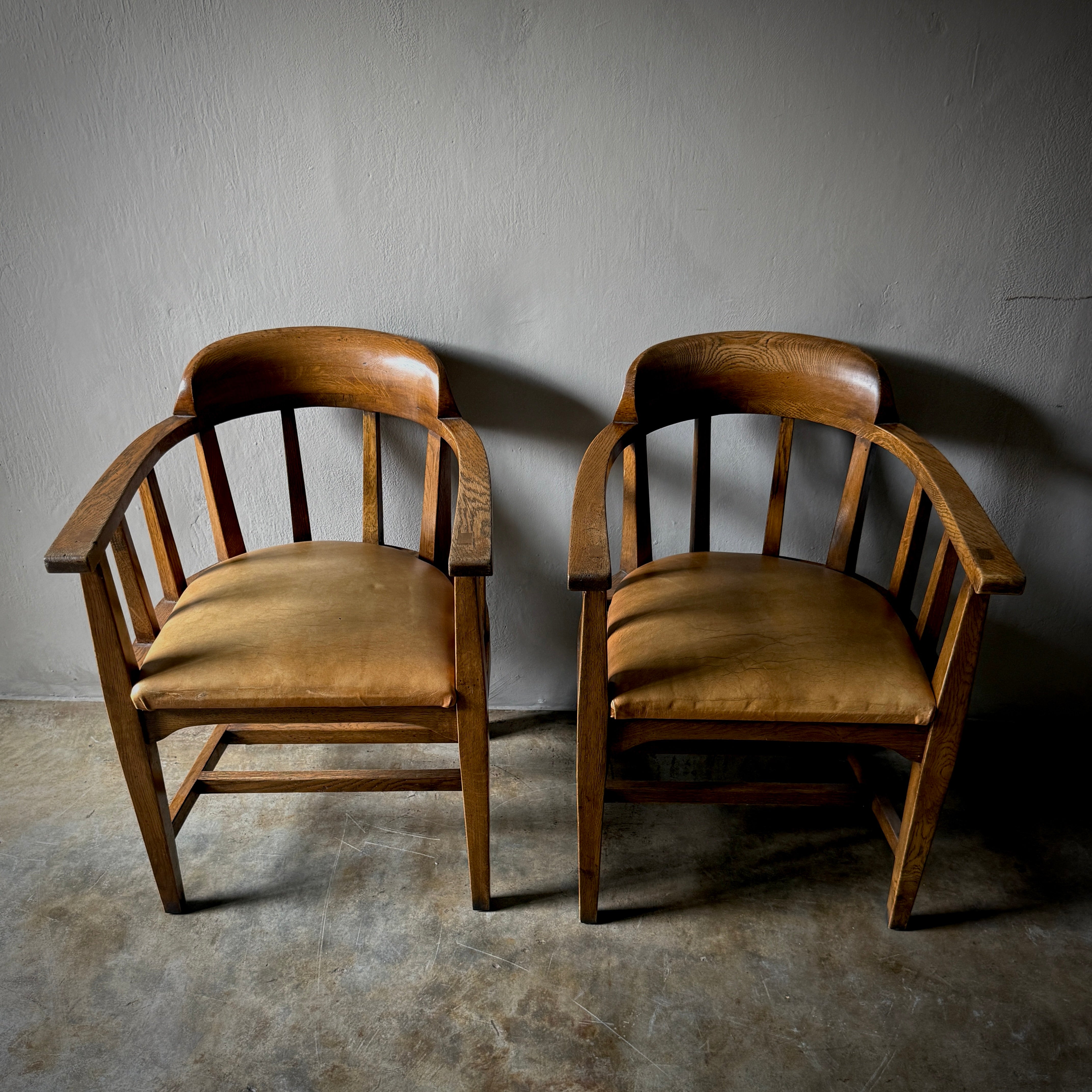 Pair of Dining or Library Chairs