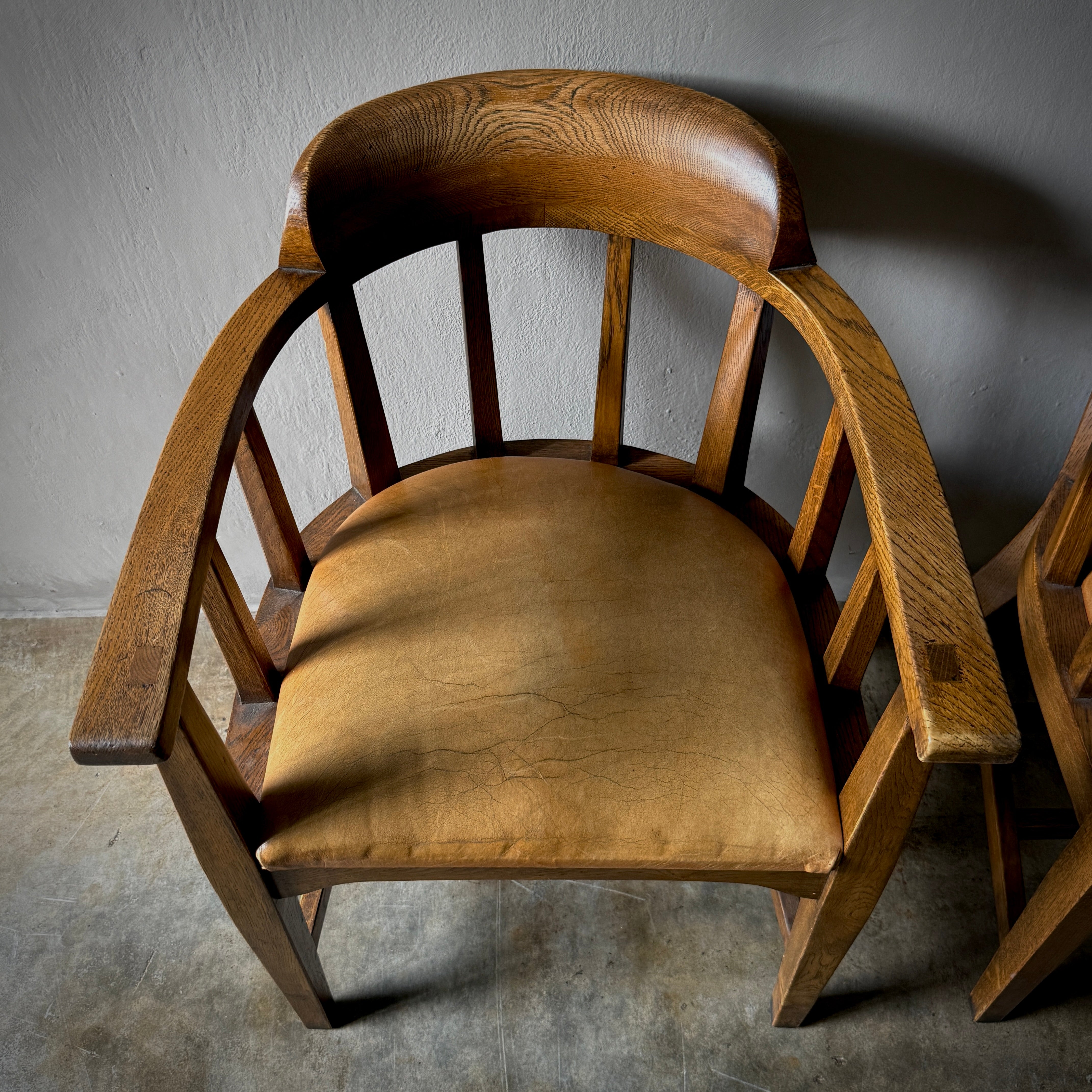Pair of Dining or Library Chairs