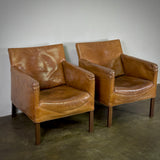 Pair of Leather Armchairs