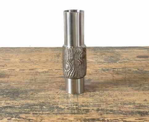 Brutalist Steel Vases