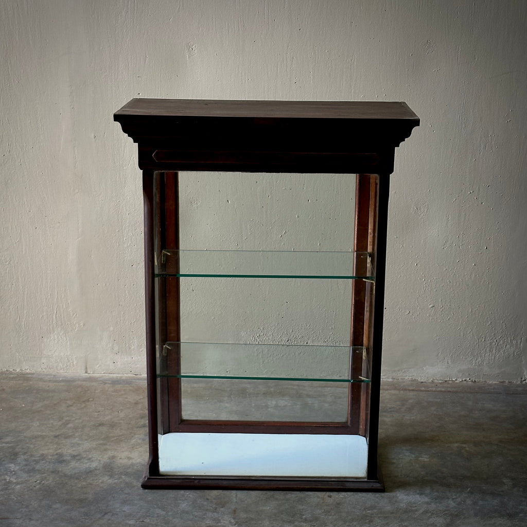 19th Century English Wooden Tabletop Display Case Lee Stanton Antiques
