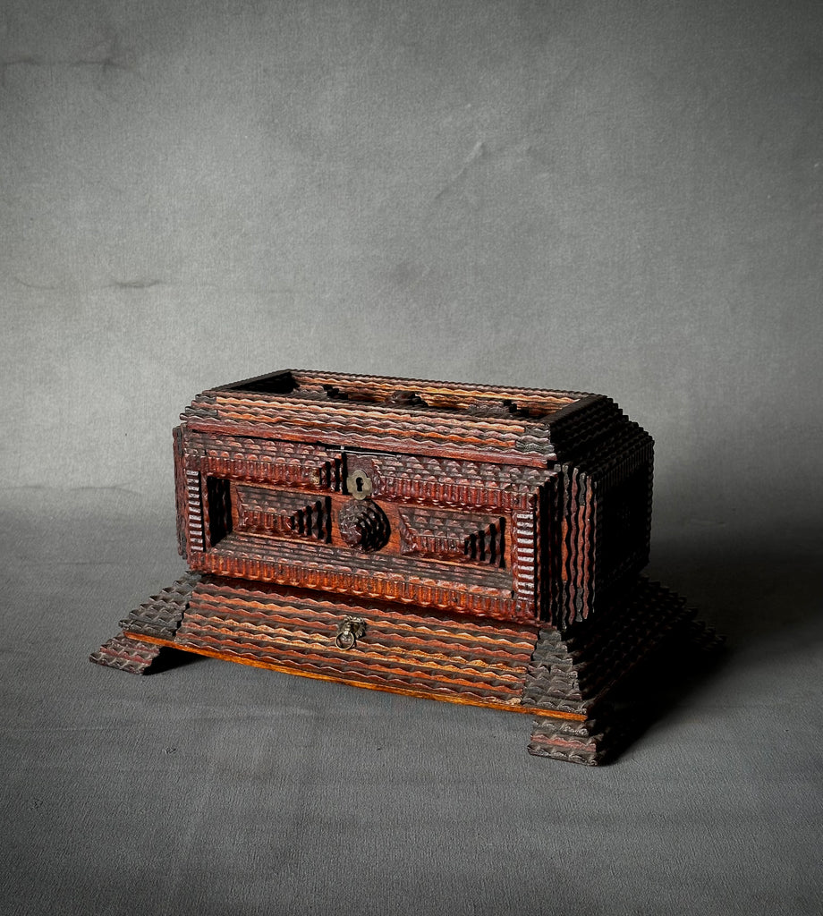 French Tramp Art Box