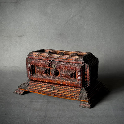 French Tramp Art Box